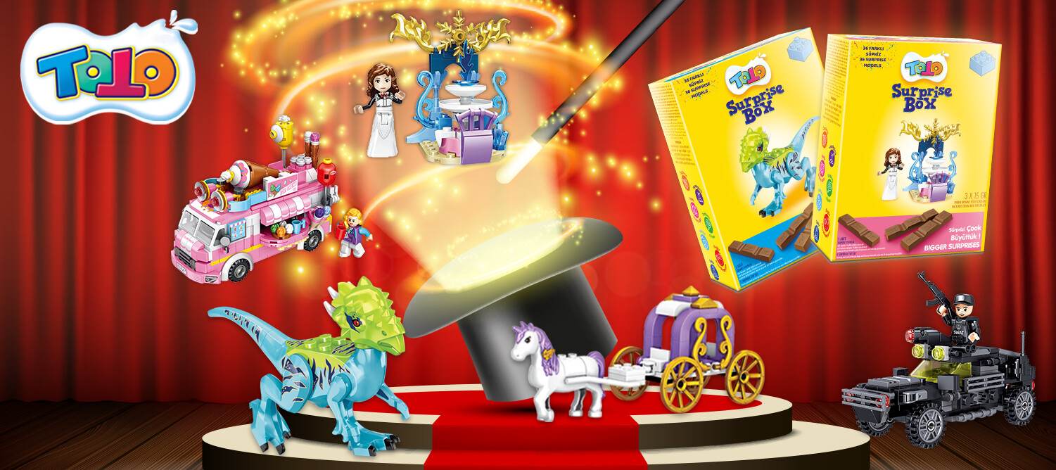 Toto sürpriz kutu oyuncaklı banner