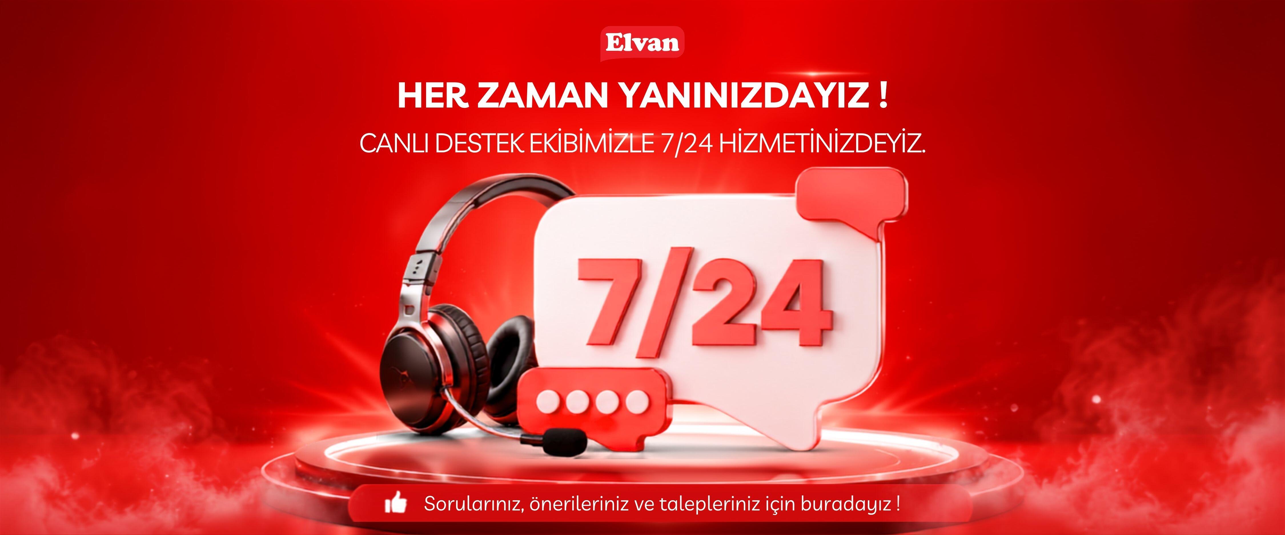 7/24 Destek