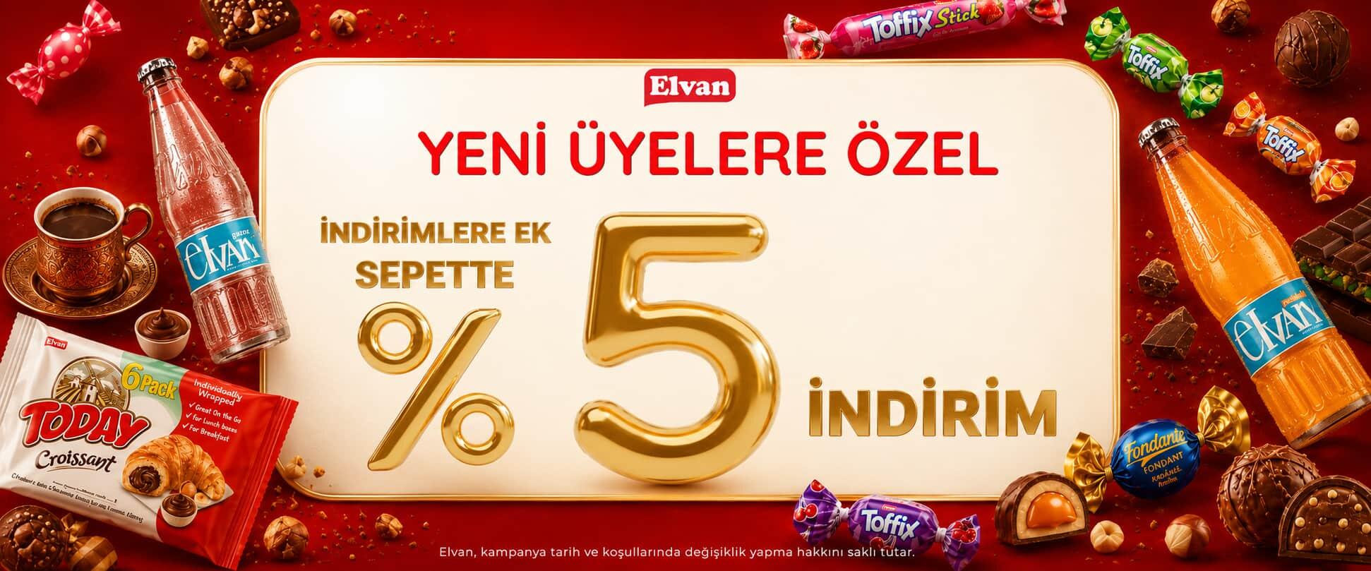Yeni Üye %5 İndirim