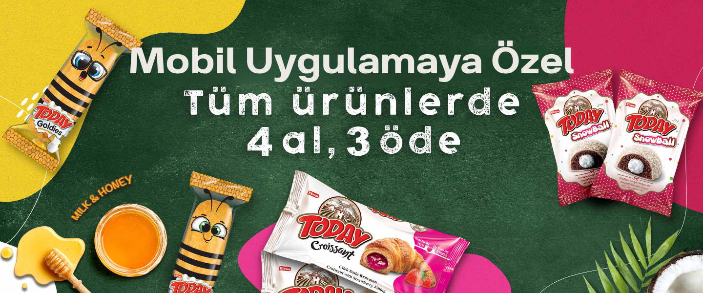 Mobil uygulamaya özel 4 al 3 öde