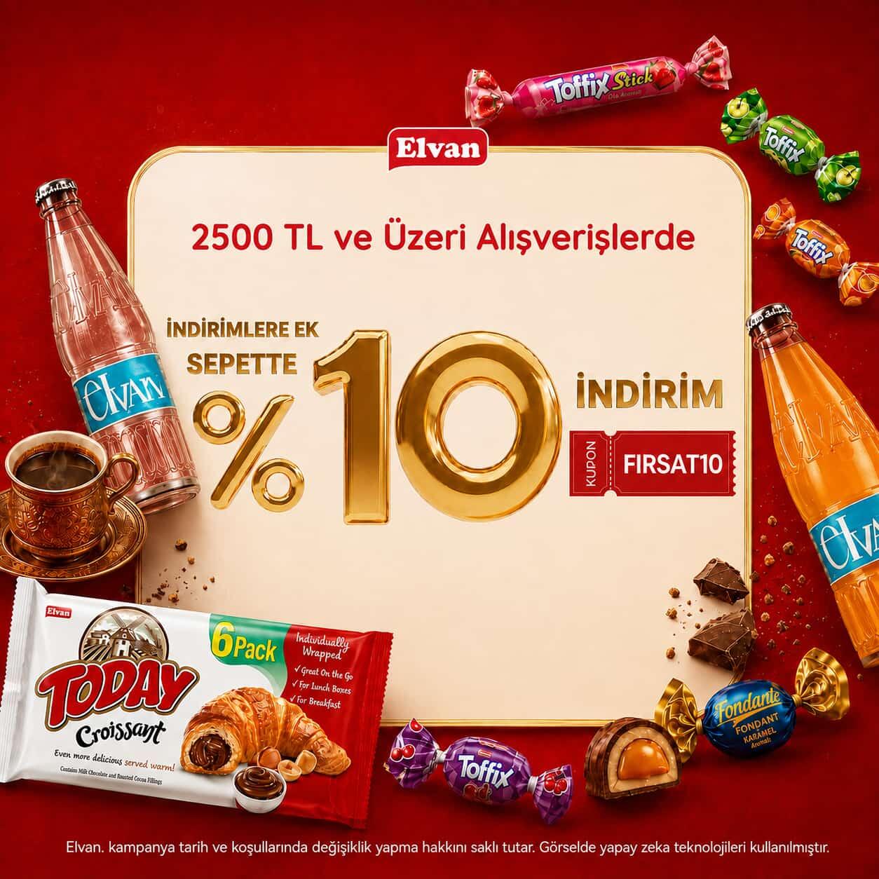 2500 TL Üzeri %10 İndirim