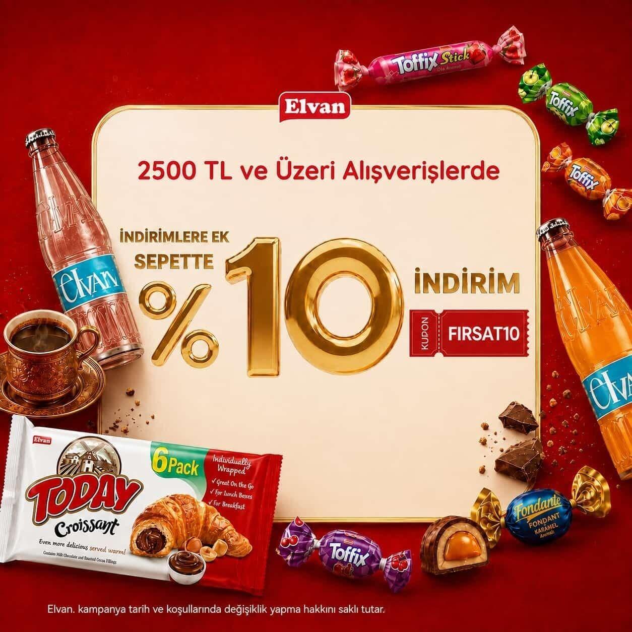 2500 TL Üzeri %10 İndirim