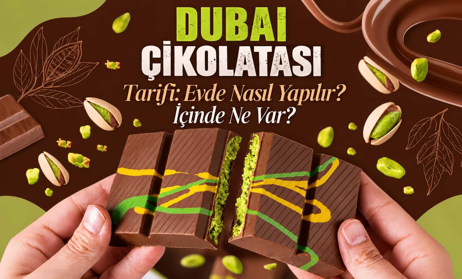 Dubai Çikolatası Tarifi ve Püf Noktaları: Evde Nasıl Yapılır?
