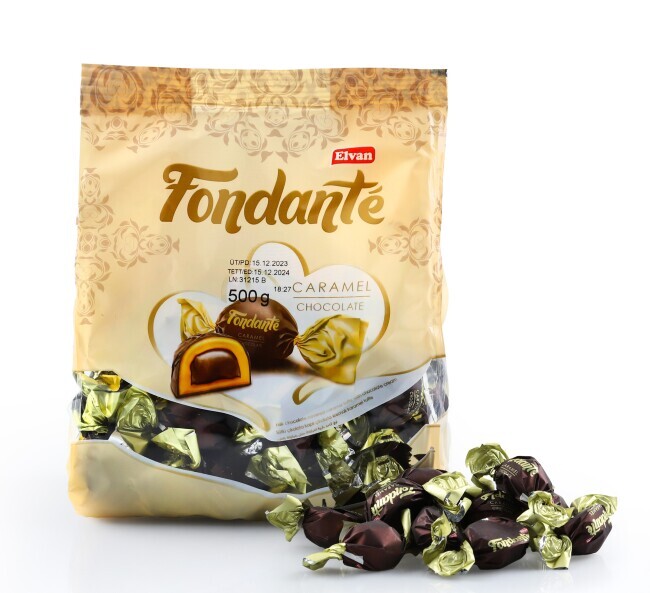 Fondante Caramel Toffee 500 Gr. (1 Bag) - video