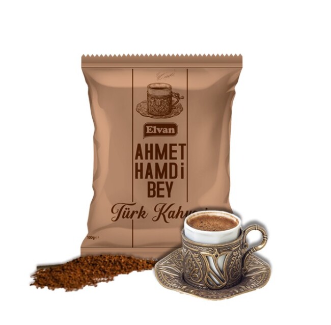 Ahmet Hamdi Bey Türk Kahvesi 100 Gr. (1 Paket) - Elvan