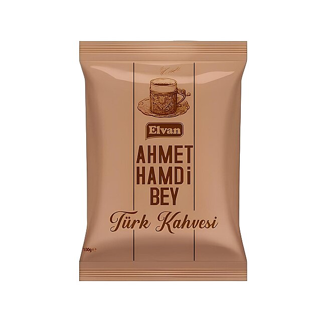 Ahmet Hamdi Bey Türk Kahvesi 100 Gr. (1 Paket) - Elvan