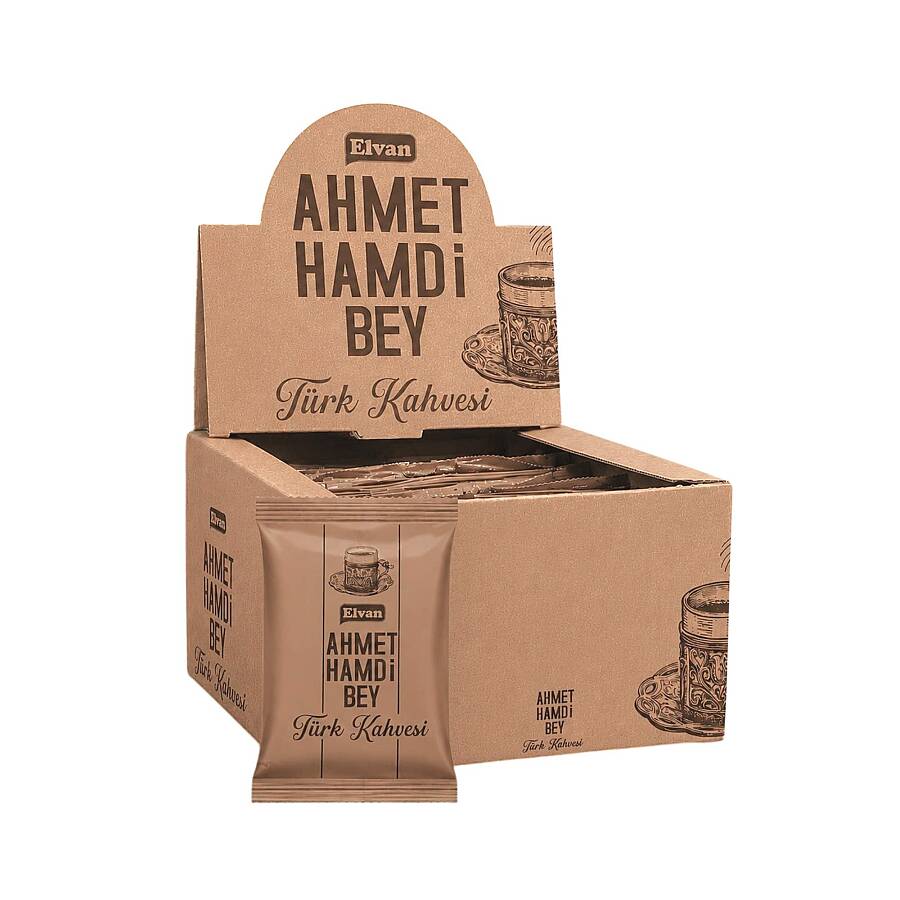 Ahmet Hamdi Bey Türk Kahvesi 100 Gr. 24 Adet (1 Kutu) - 1