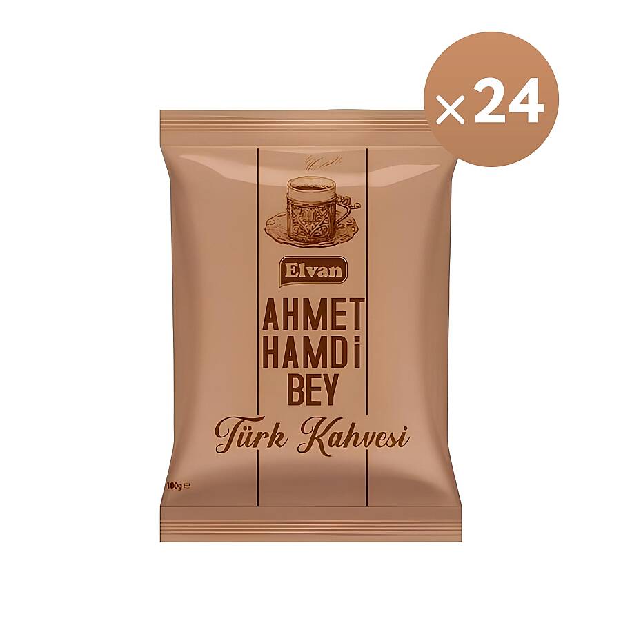 Ahmet Hamdi Bey Türk Kahvesi 100 Gr. 24 Adet (1 Kutu) - 2