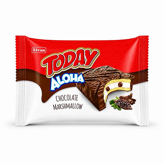 Aloha Chocolate Marshmallow 35 Gr. 24 Pieces (1 Box) - 2
