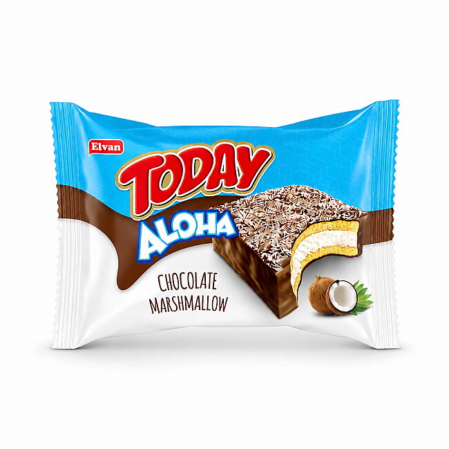 Aloha Hindistan Cevizli Marshmallowlu 35 Gr 24 Adet (1 Kutu) - 2