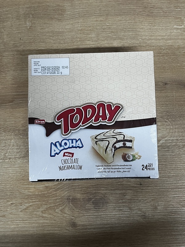 Aloha Mini Beyaz Çikolatalı Marshmallowlu 20 Gr. 24 Adet (1 Kutu) - 5