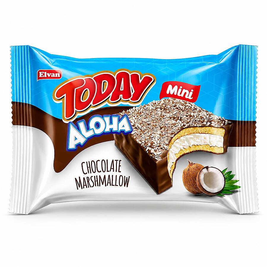 Aloha Mini Coconut Marshmallow 20 Gr. 24 Pieces (1 Box) - 2