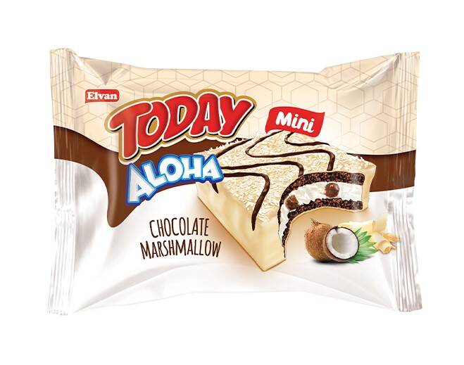 Aloha Mini White Chocolate with Marshmallow 20 Gr. 24 Pieces (1 Box) - 2