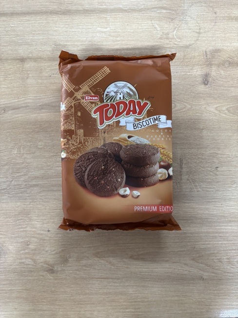 Biscotime Kakaolu Fındık Parçacıklı Kurabiye 250 Gr. (5 Adet) - 3