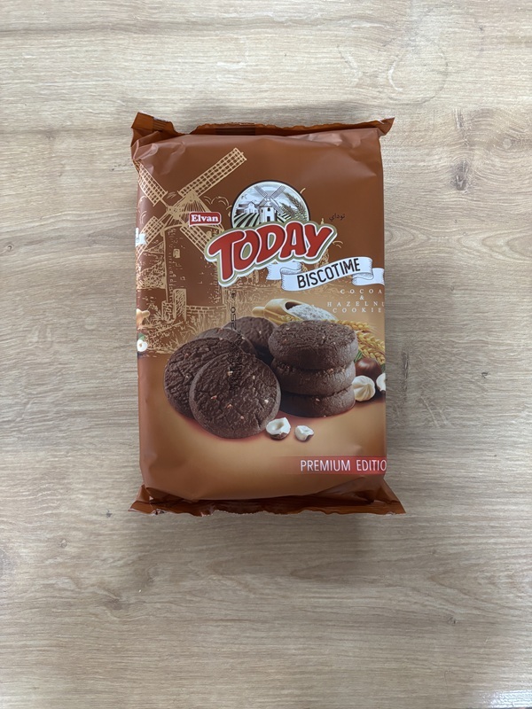 Biscotime Kakaolu Fındık Parçacıklı Kurabiye 250 Gr. (5 Adet) - 3