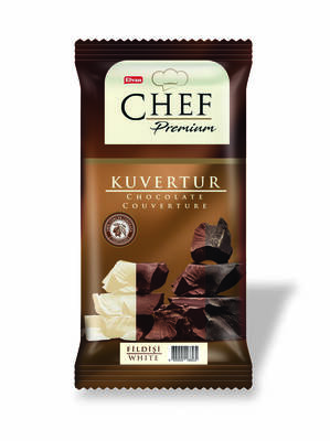 Chef Premium Beyaz Çikolata Mini Kuvertür 200 Gr. (1 Adet) - 1