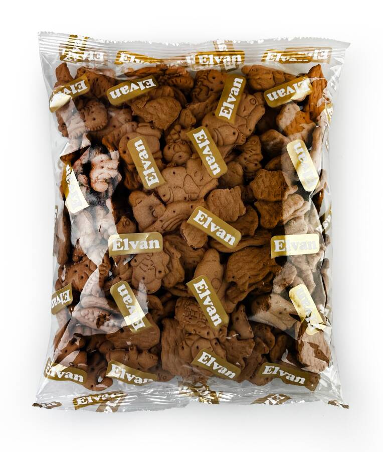 Chipsy Animal Shaped Cocoa Biscuits 200 Gr (1 Bag) - 1