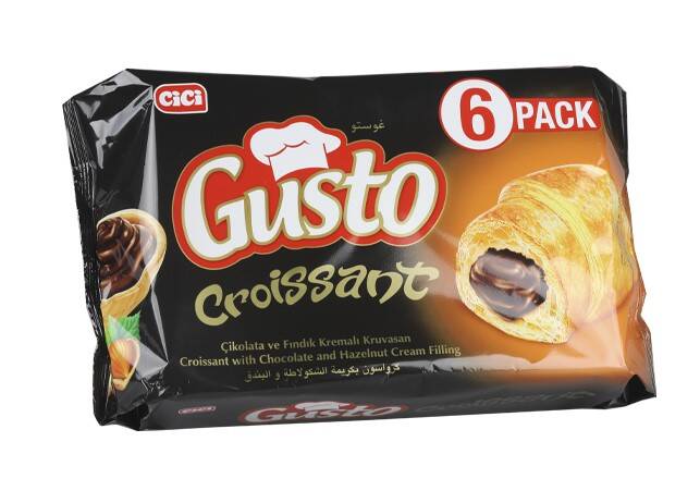 Cici Gusto Croissant with Chocolate 40 Gr. 6 Pieces (1 Box) - 4