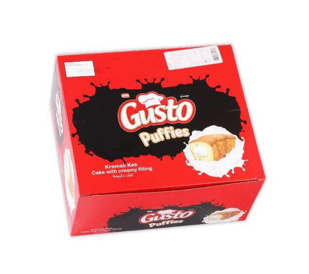 Cici Gusto Puffies Sütlü Kek 35 Gr. 24 Adet (1 Kutu) - 3
