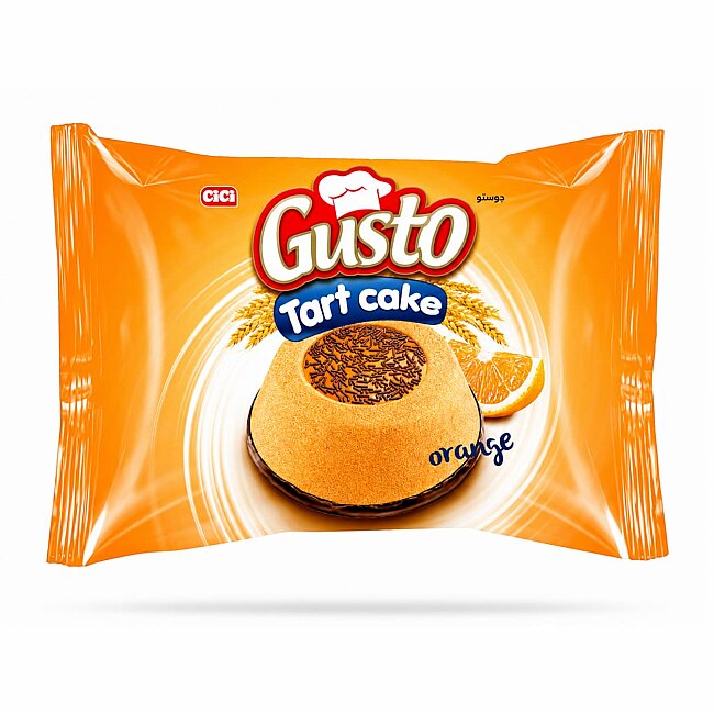 Gusto Tart Kek Portakal Jöleli 45 Gr. 24 Adet (1 Kutu) - 2