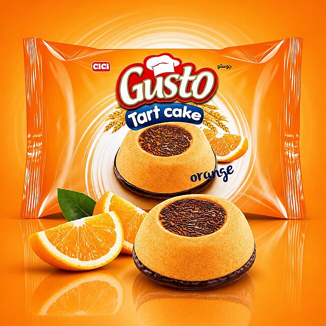 Gusto Tart Kek Portakal Jöleli 45 Gr. 24 Adet (1 Kutu) - 3
