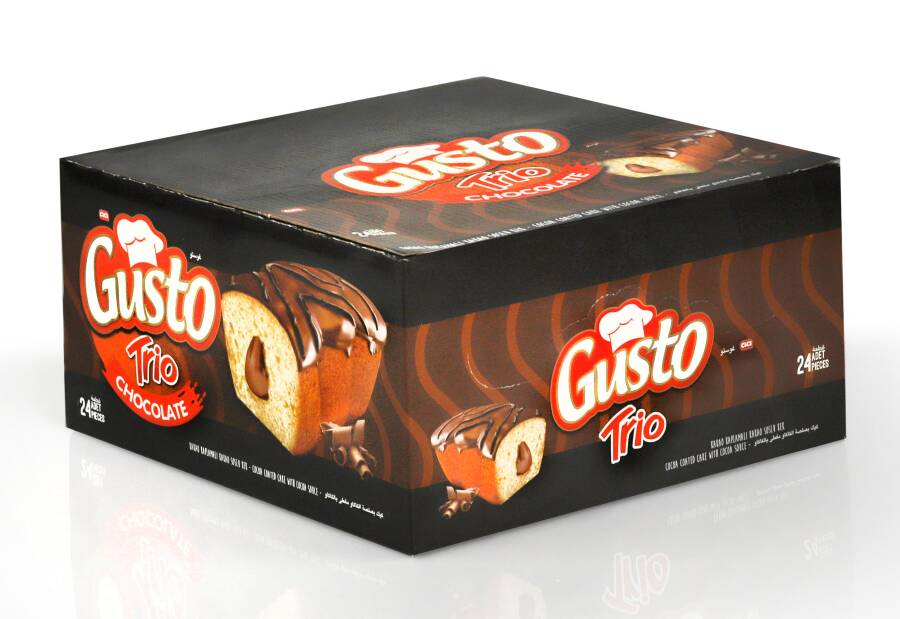 Cici Gusto Trio Çikolatalı 45Gr.24 Adet (1 Kutu) - 4