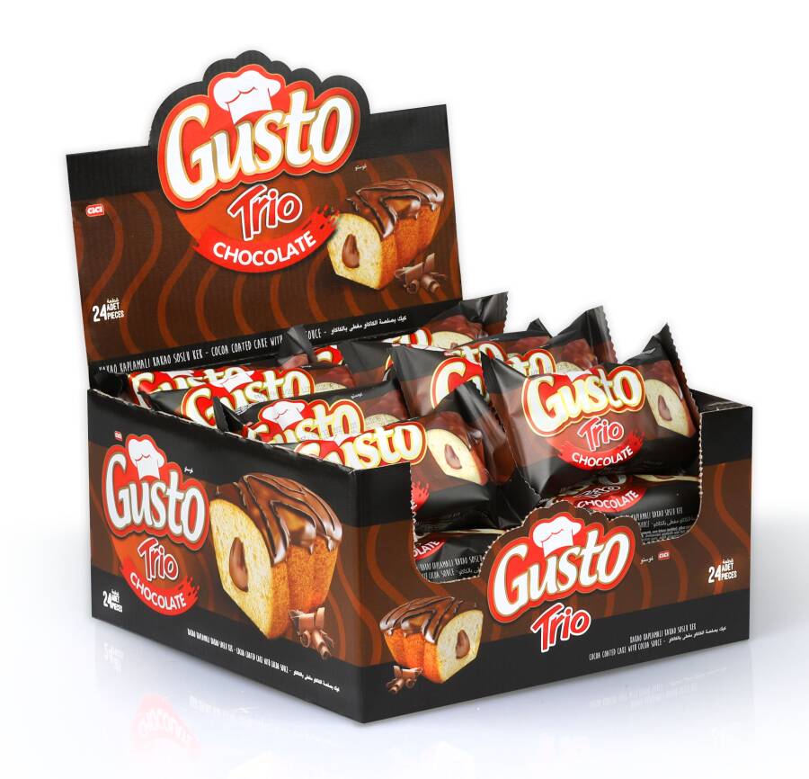 Cici Gusto Trio Çikolatalı 45Gr.24 Adet (1 Kutu) - 5