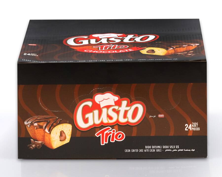 Cici Gusto Trio Çikolatalı 45Gr.24 Adet (1 Kutu) - 2