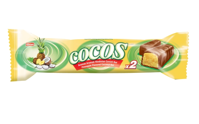 Elvan - Cocos Ananaslı 48 Gr. 24 Adet (1 Kutu)