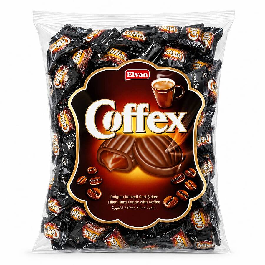 Coffex Kahveli Şeker 1000 Gr. (1 Poşet) - 1