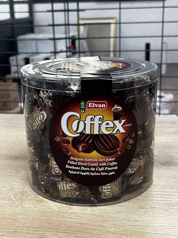 Coffex Kahveli Şeker 1000 Gr. Silindir (1 Kutu) - 6