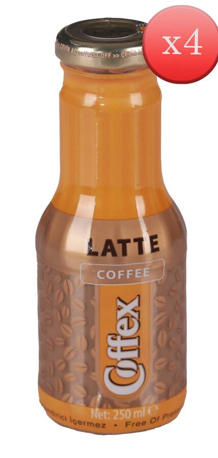 Coffex Latte Soğuk Kahve 250 Ml. 4 lü Paket - 1
