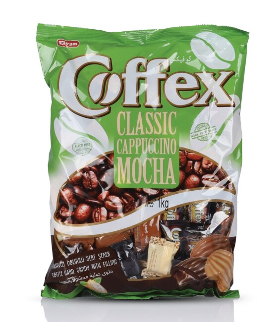 Coffex Mix (Kahve-Cappuccino-Mocha) 1000 Gr. (1 Poşet) - Elvan