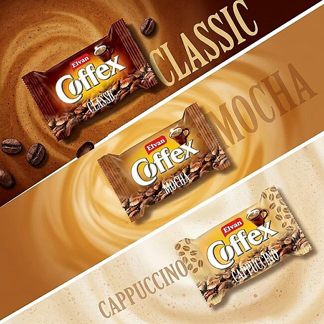 Coffex Mix (Kahve-Cappuccino-Mocha) 1000 Gr. (1 Silindir Kutu) - 2
