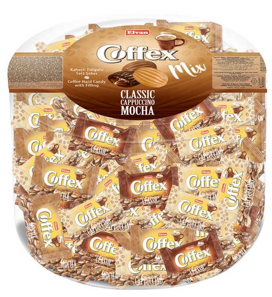 Coffex Mix (Kahve-Cappuccino-Mocha) 1000 Gr. Silindir 8 Adet (1 Koli)