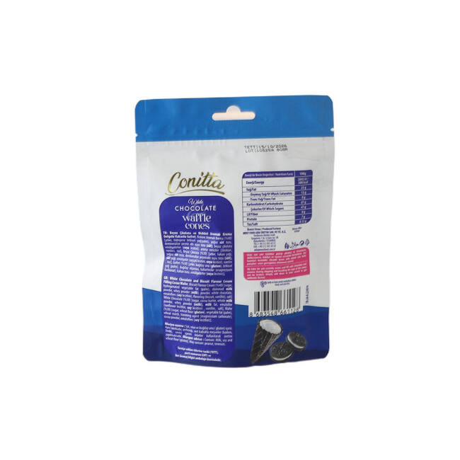 Conitta Beyaz Çikolata ve Kakaolu Gofret 80 Gr. (1 Paket) - 2