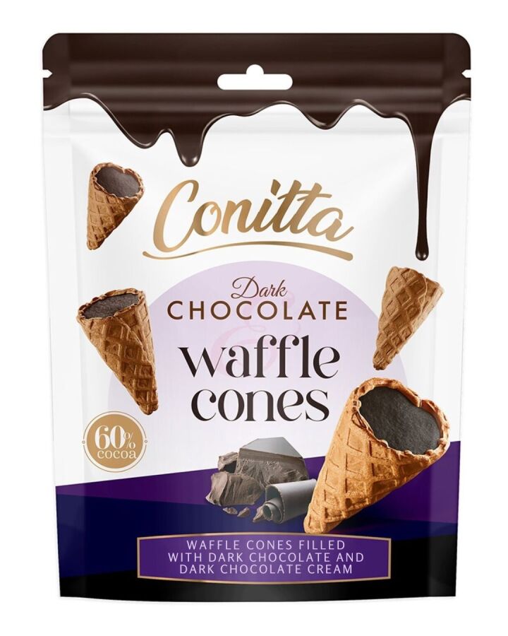 Conitta Bitter Çikolatalı Gofret 80 Gr. (1 Paket) - 1