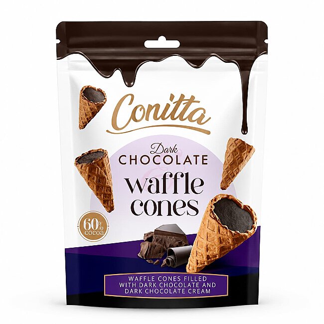 Conitta Bitter Çikolatalı Gofret 80 Gr. (1 Paket) - Conitta