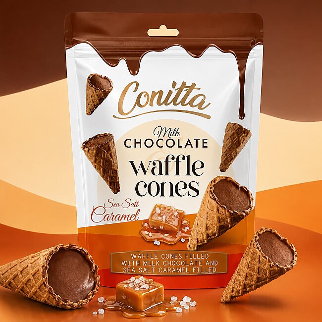 Conitta Deniz Tuzlu Karamel Dolgulu Gofret 80 Gr. (1 Paket) - 2