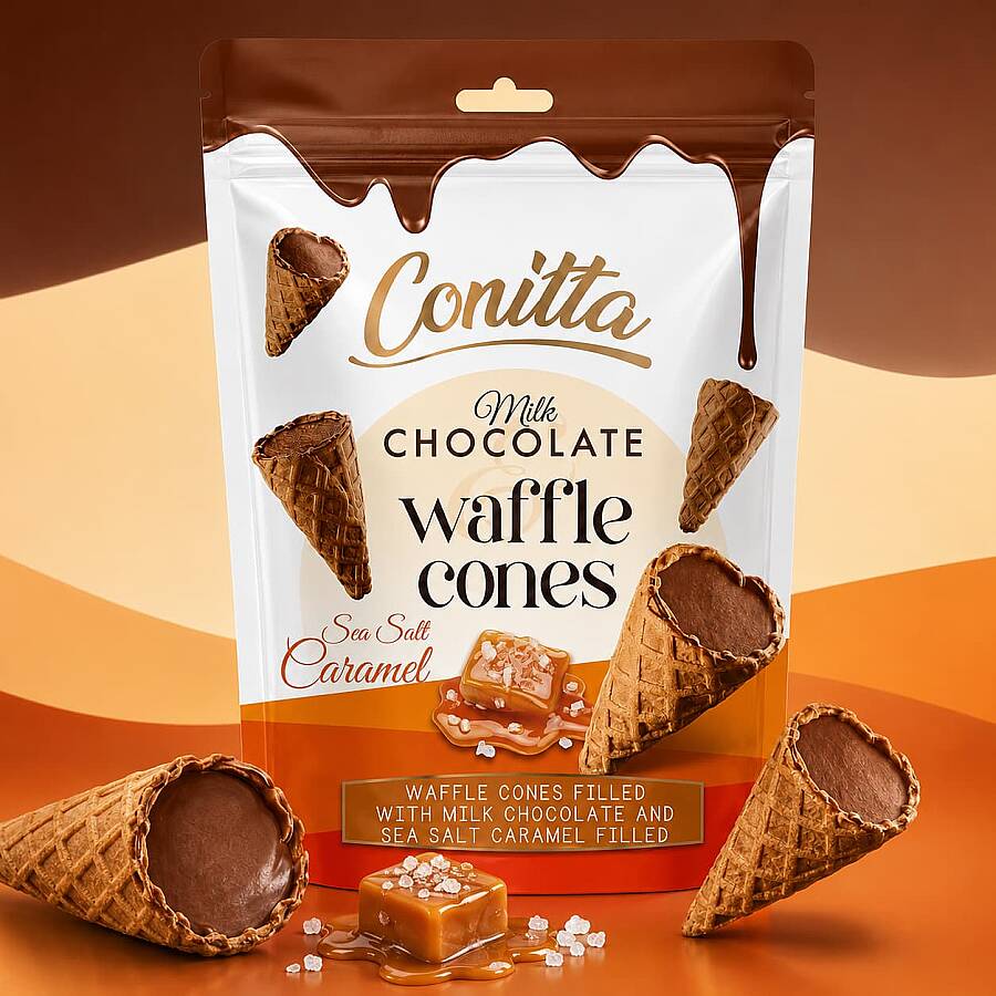 Conitta Deniz Tuzlu Karamel Dolgulu Gofret 80 Gr. (1 Paket) - 2