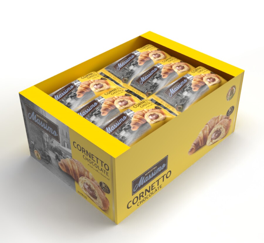 Cornetto Chocolate (Chocolate Croissant) 45 Grams 20 Pieces (1 Box) - 2
