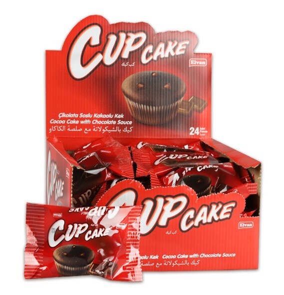 Cupcake 20Gr. 24 Pieces (1 Box) - Elvan