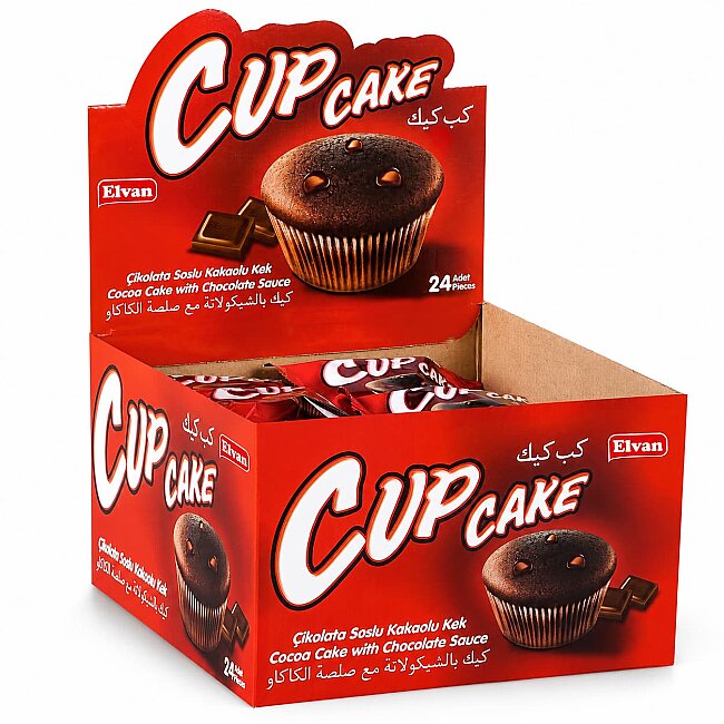 Cupcake 20 Gr. 24 Adet (1 Kutu) - Elvan