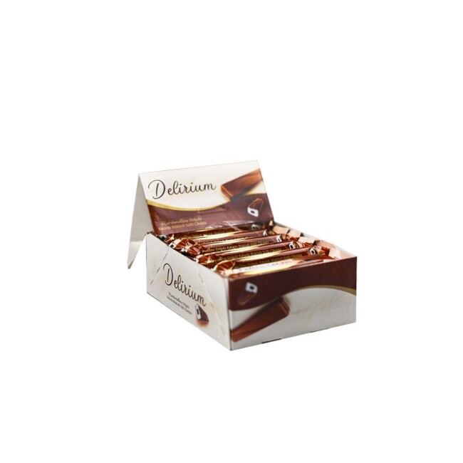 Delirium Sütlü Çikolatalı Marshmallowlu Bar 31 Gr. 24 Adet (1 Kutu) - ELVAN