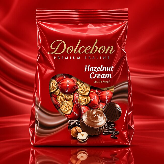 Dolcebon Fındık Aromalı Praline 1000 Gr. (1 Paket) - DOLCEBON
