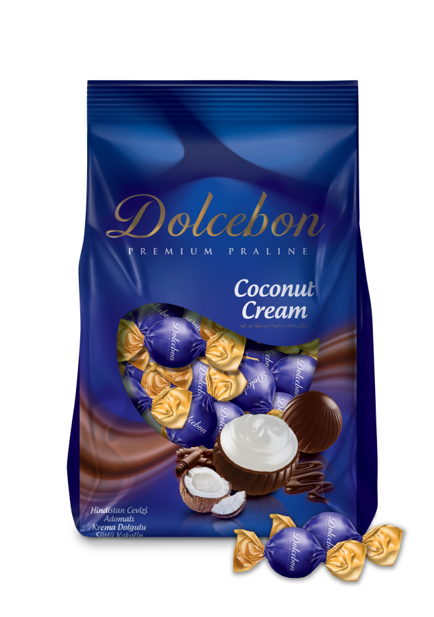Dolcebon Premium Milk Praline with Coffee-Flavored Cream, 1 kg - 1