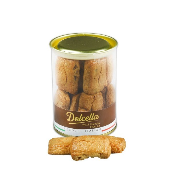 Dolcella Amaratti Orange Biscuit 200 Gr. (1 Cylinder Box) - Dolcella