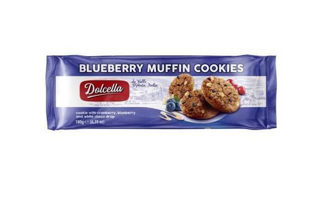 Dolcella Blueberry Cookies 180 Gr. (1 package) - Dolcella