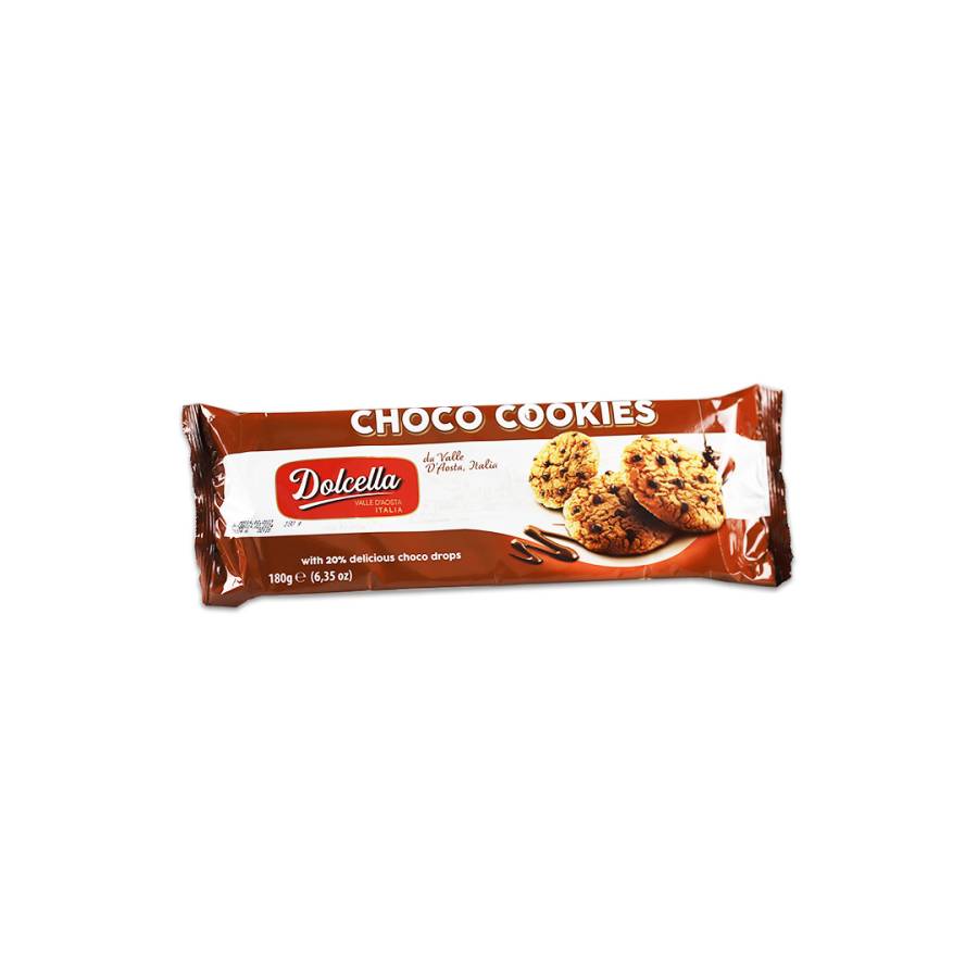 Dolcella Chocolate Drop Cookies 180 Gr. (1 box) - 1