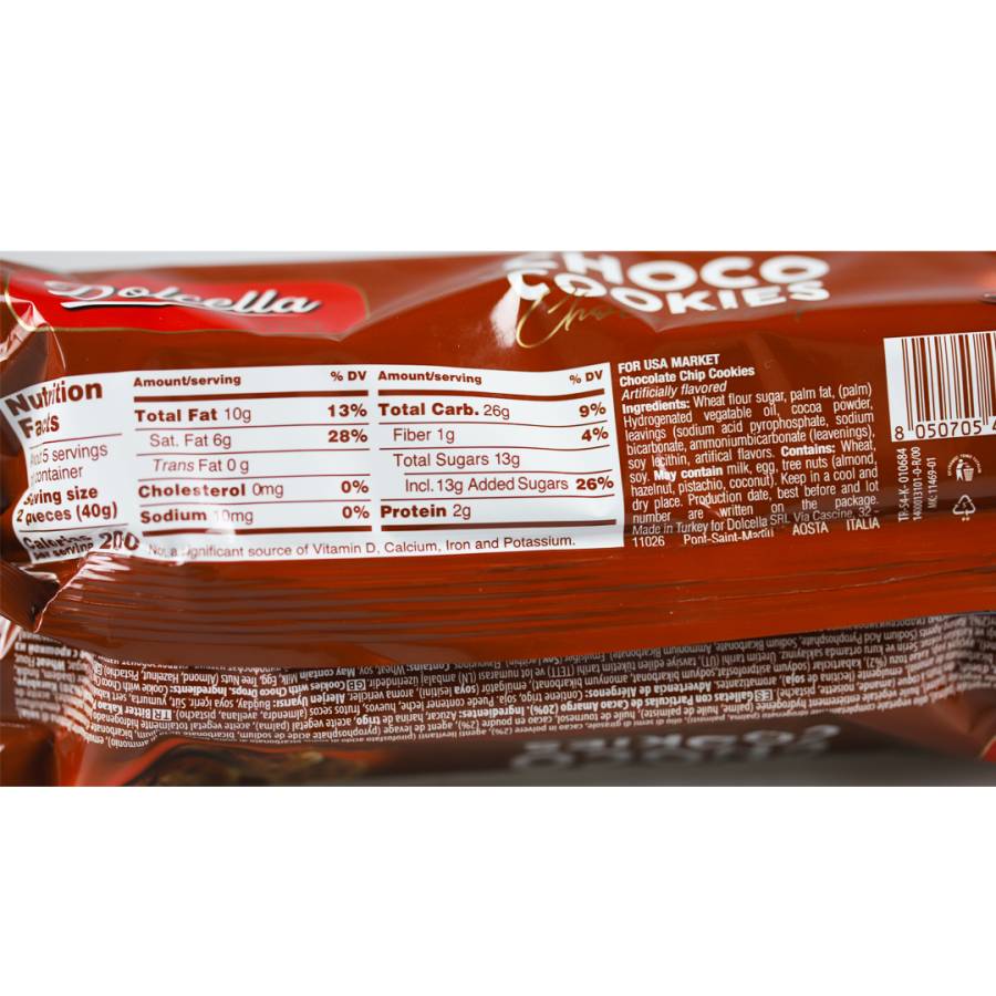 Dolcella Chocolate Drop Cookies 180 Gr. (1 box) - 2